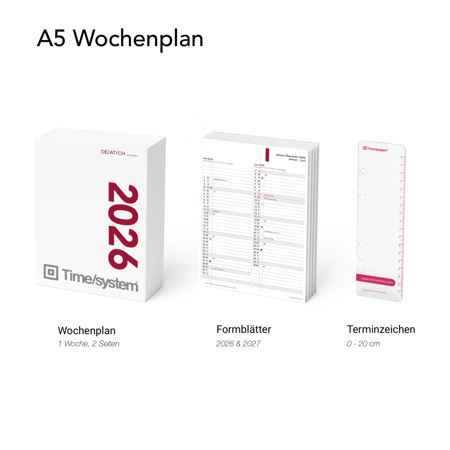 Business A5 Jahresinhalt 2026 Woche