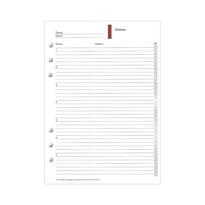 Business A5 Notizen