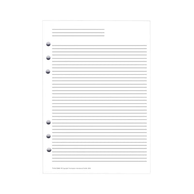 Business A5 Liniertes Papier