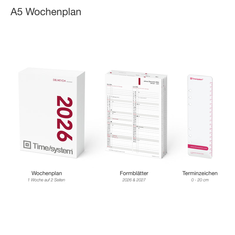 Business A5 Jahresinhalt 2026 Woche