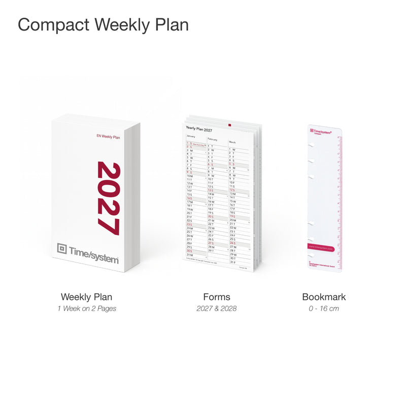 Compact Jahresinhalt 2027 Weekly Plan English