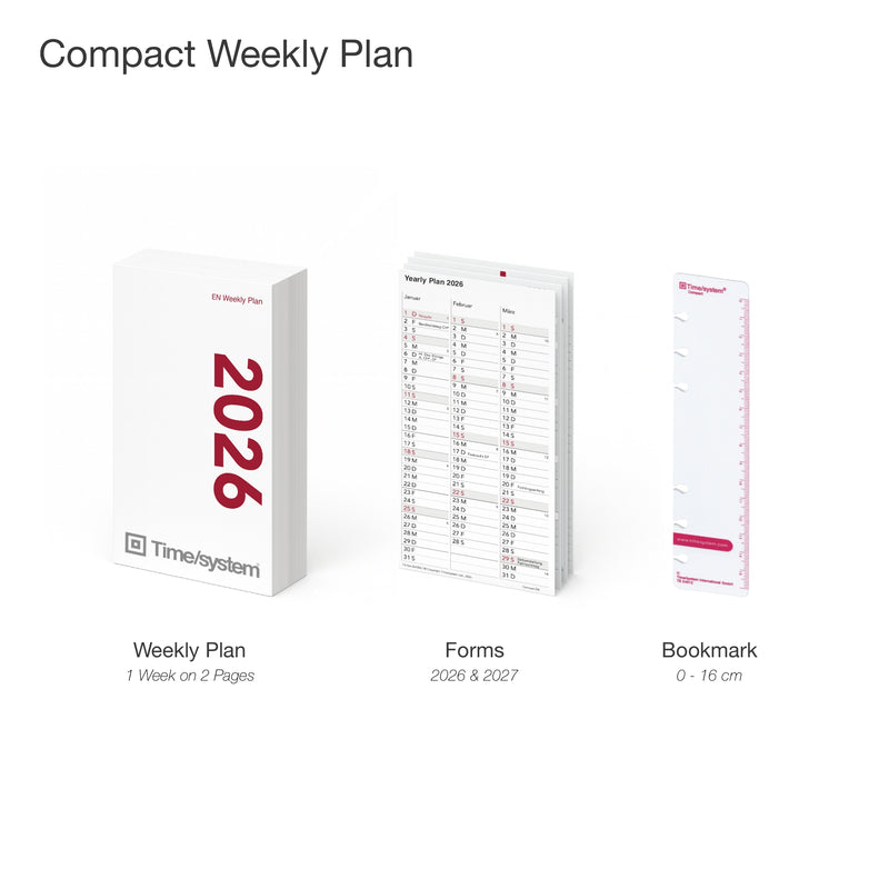 Compact Jahresinhalt 2026 Weekly Plan English