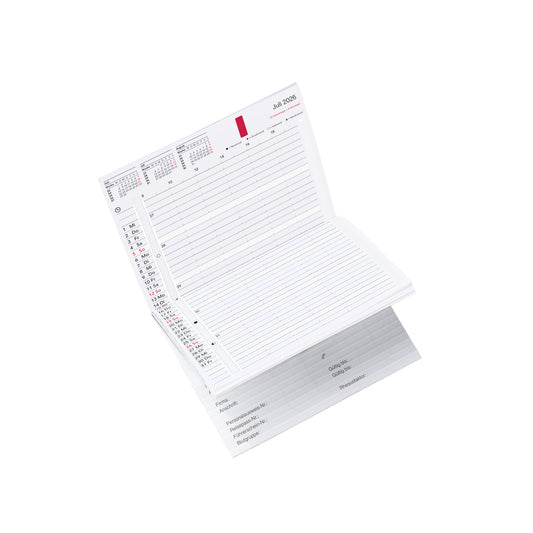 REM Taschenkalender zum Jahresinhalt 2026 DE