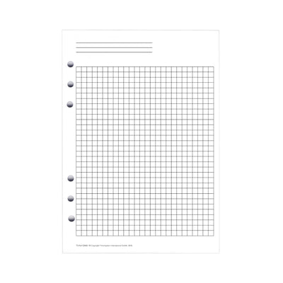 Business A5 Kariertes Papier